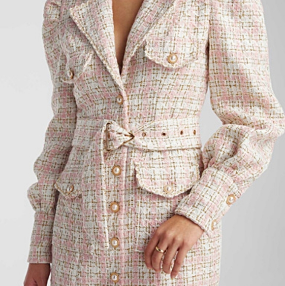 Simons Icone Tweed Dress - Picture 3 of 8